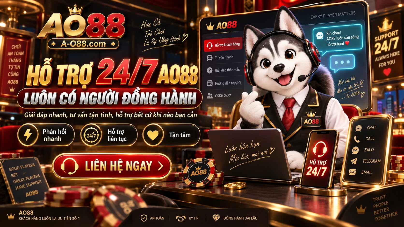 Hỗ trợ AO88